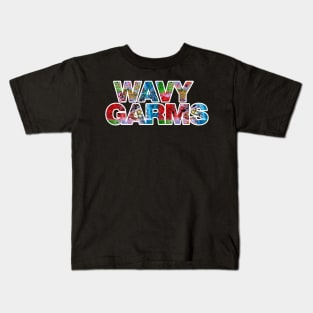 Wavy garms design Kids T-Shirt
